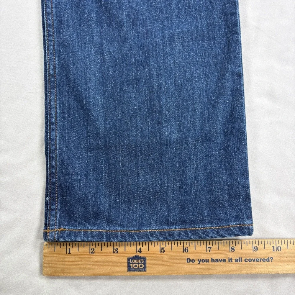 40 Grit Jeans Mens 36x34 Blue Duluth Trading Co Stretch Workwear Straight Leg